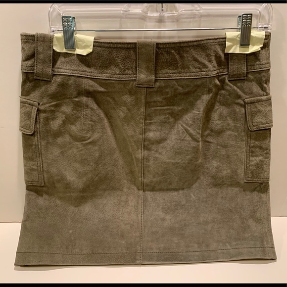 JUNIOR’S GENUINE SUEDE LEATHER MINI SKIRT. - Picture 2 of 15